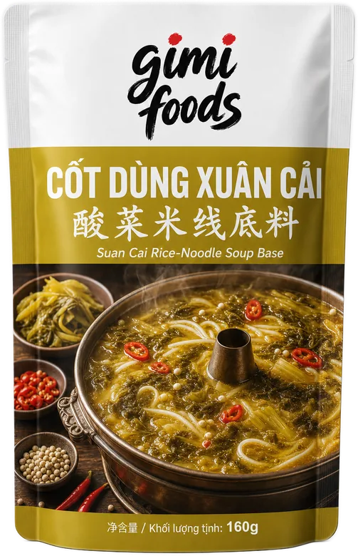 Gói cốt dùng Xuân Cải